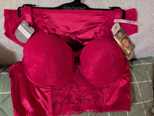 Daisy Fuentes Bra and Panty Set
